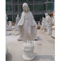 Popular Design Marble Decorative Sculpture Large Outdoor Religious Virgin Mary Statues